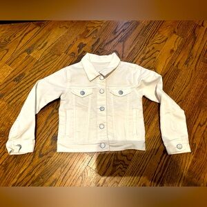 White Denim Old Navy Jacket Girls Size 6/7